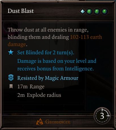 dust blast