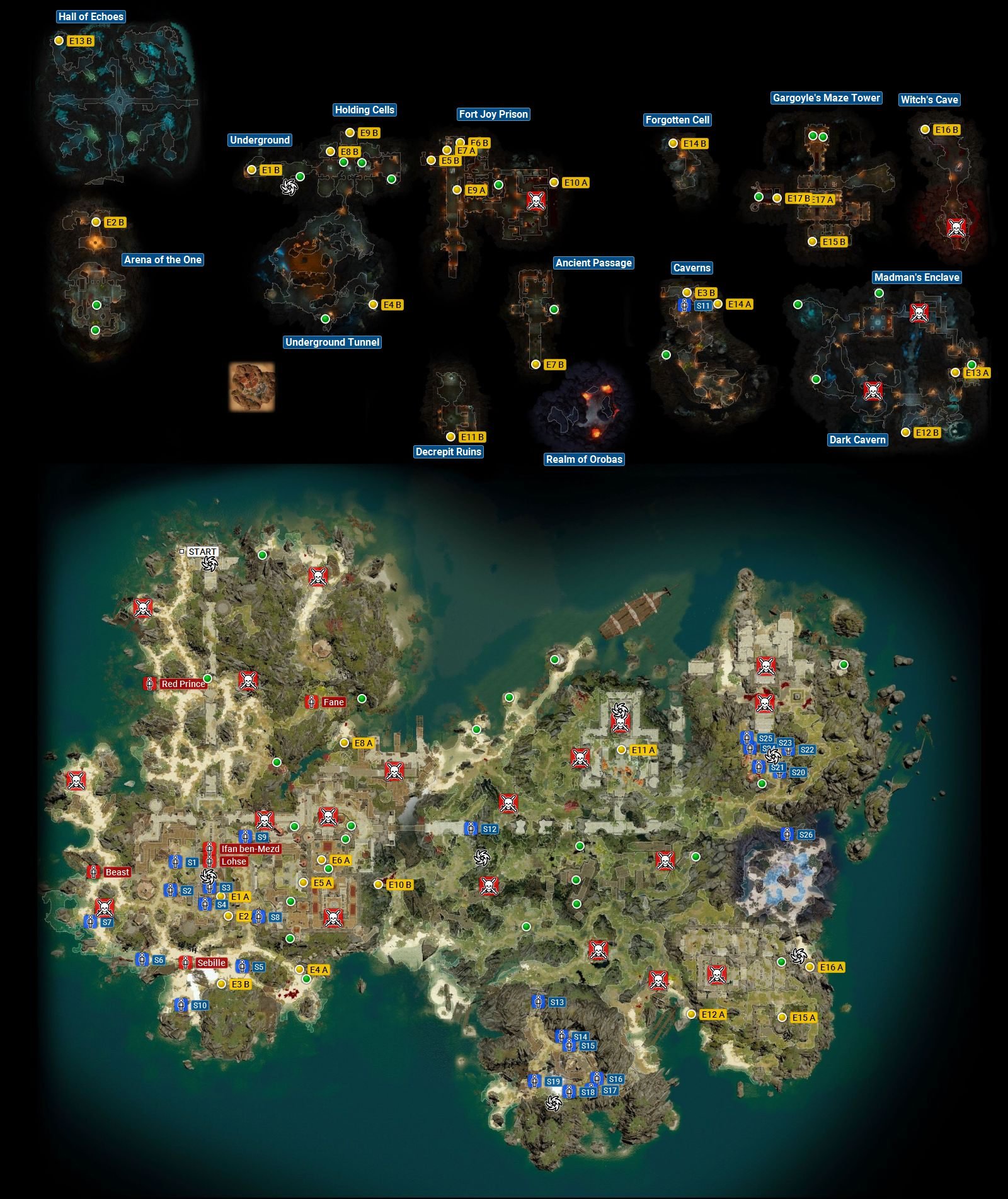 Fort Joy Treasure Map