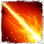 pyrokinetic laser ray icon