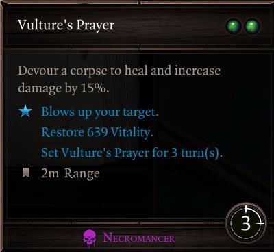 vulture prayer skill